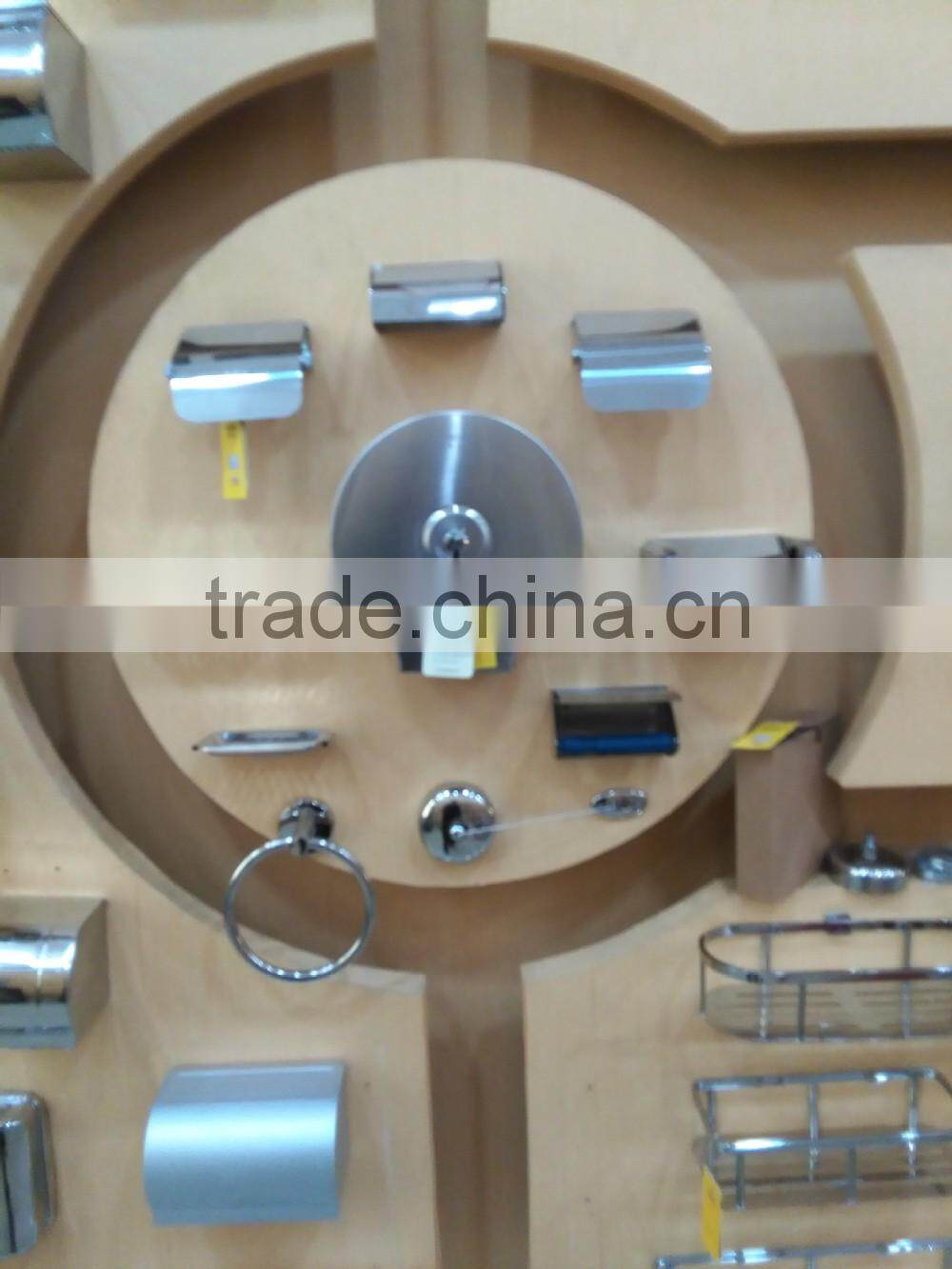 Wesda Wall mount toilet accessories black stainless steel paper towel holder for bathroom