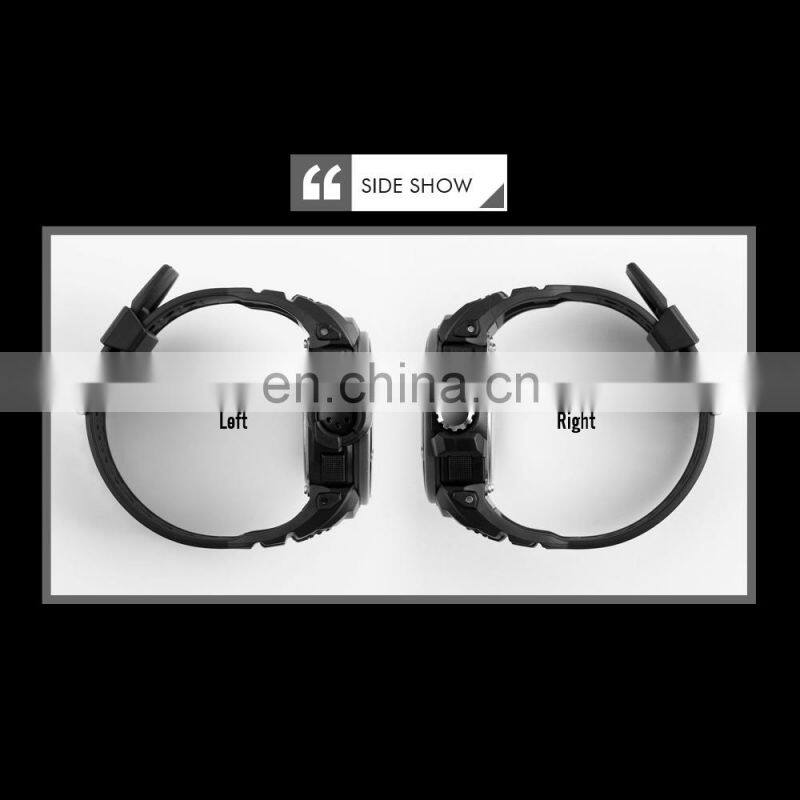 SKMEI 1341 newest digital watch stainless steel back multifunction watch 2 time zone watch