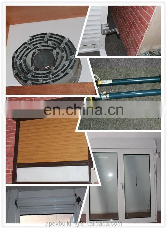 Aluminum home custom exterior roller shutters windows for indoor