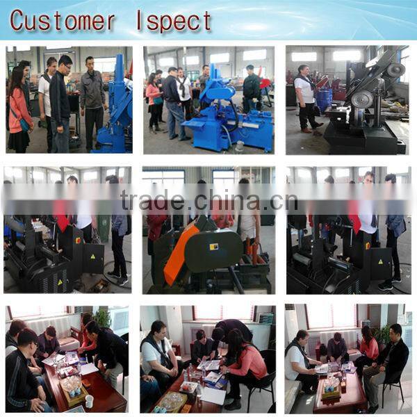 GZ4260 Double Column Hydraulic horizontal metal cut band saw machine metal strip cutter