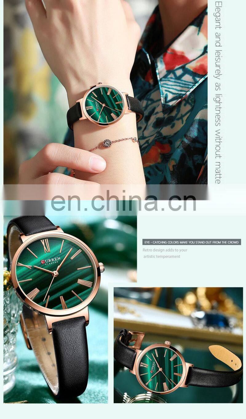 Curren 9076L Classic Brand Women Quartz Watches Simple Analog Water Proof New Women's Bracelet Wristwatch