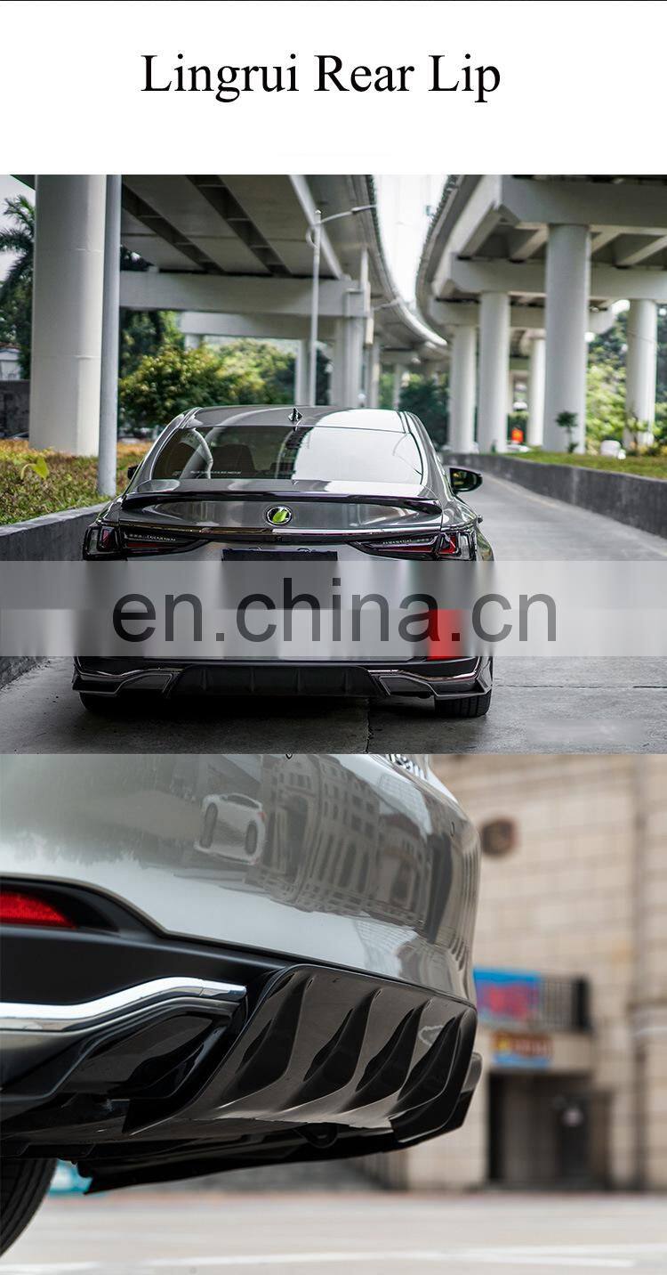 Runde New Arrival For 18-21 Lexus ES large Body Kit Front Bumper Rear Bumper Side Skirt Fog Lamp Frame Rearview Mirror Shell