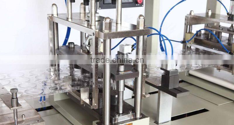 450mm Big Size Plastic Cup Lid Small Container Thermoforming Machine For PS/PVC/PET ,Hardware , food , pharmaceutical tray