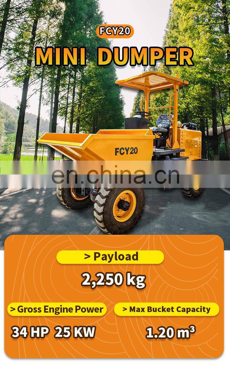 4wd 1.5ton Dumper Truck, 4wd Small Garbage Truck Compactor with Factory Price Automatic Provided 0.7CBM 1500kg 3320-2780*2150