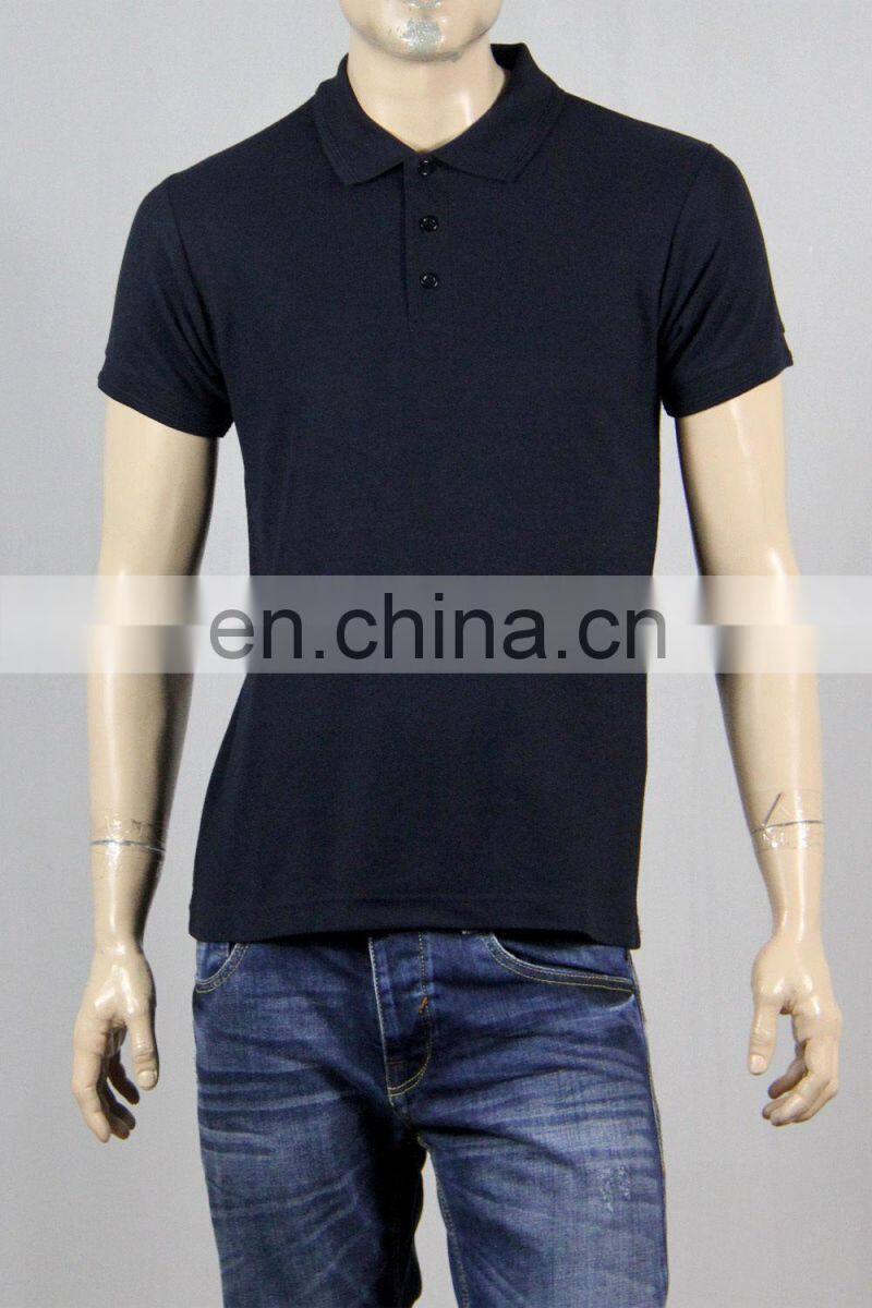 high quality latest design black polo shirt