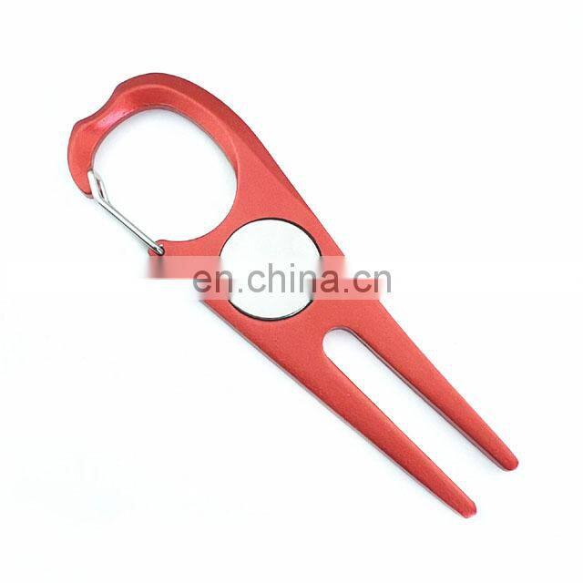 Aluminum Golf Divot Repair Tool Multi Color Custom Golf Club Repair Tool Golf Divot Tool