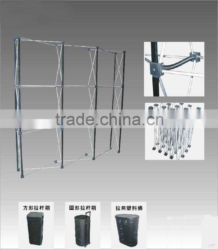 exhibition booth trade show display stand, 3*3 Trade Show pop up display backdrop wall