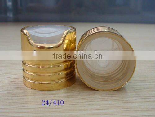 28mm Oval shape food grade flip top cap with silicone valve for honey, snap on flip top cap with plug seal