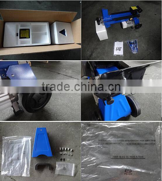 52cm cutting length 5t electric log splitter,cheap price log splitters with stand