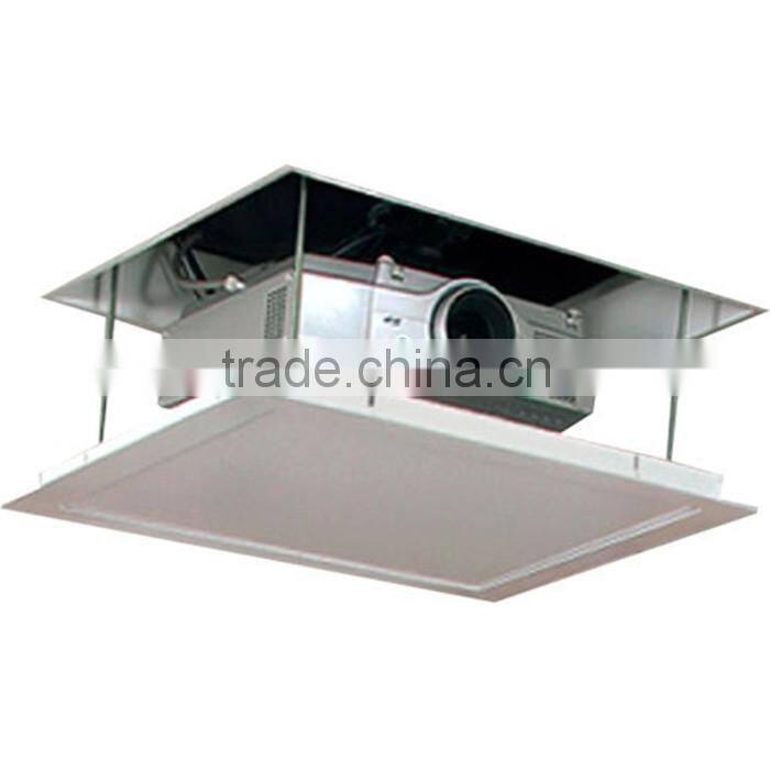 Tubular motor electric projector lift for audiovisual system