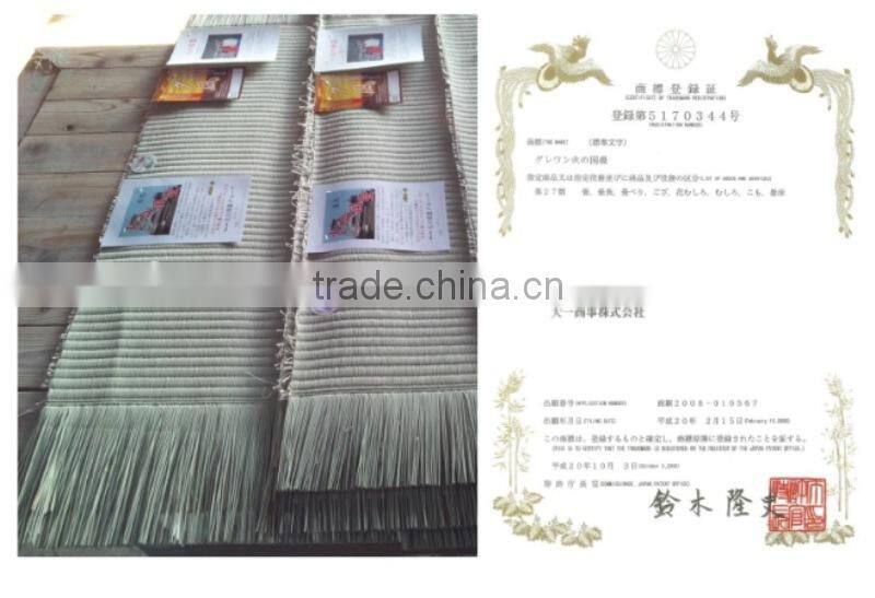 Long-lasting Tatami mat floor with a unique platinum shield technology made in Japan