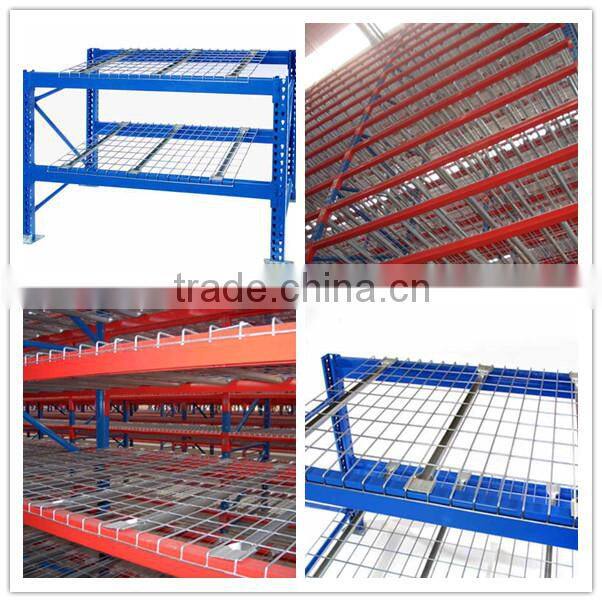 Hot sale steel wire storage pallet rack decking for step beam