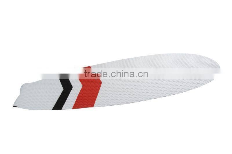 OEM EVA traction pad, 45 Degree Curved Cut EVA Surfboard Traction Pad, EVA tail pad