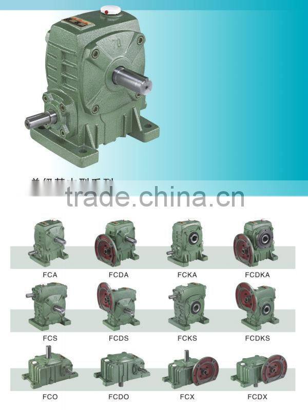 WP Series WPDT Iron Worm Flange Reducer Gearboxes