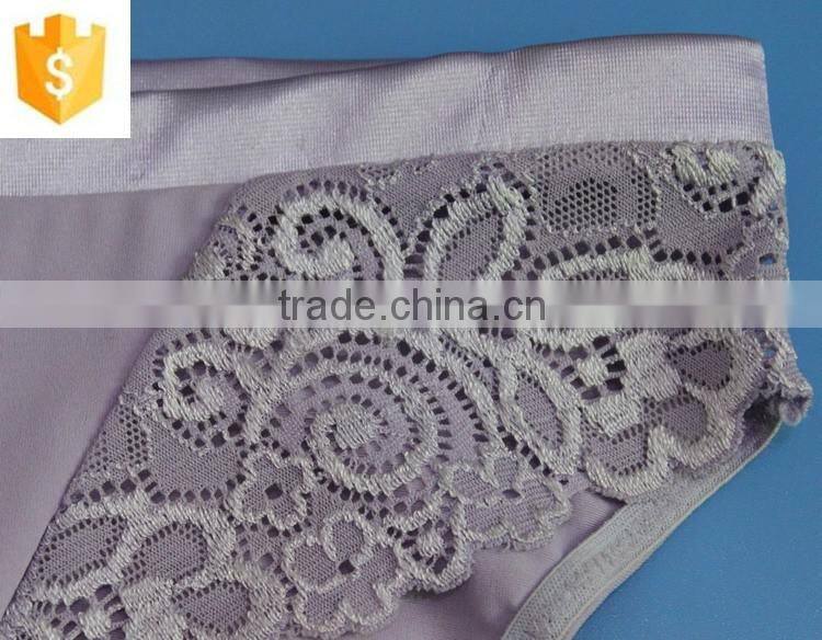 high quanlity sexy lady nylon briefs underwear very hot satin lace girls thong panty