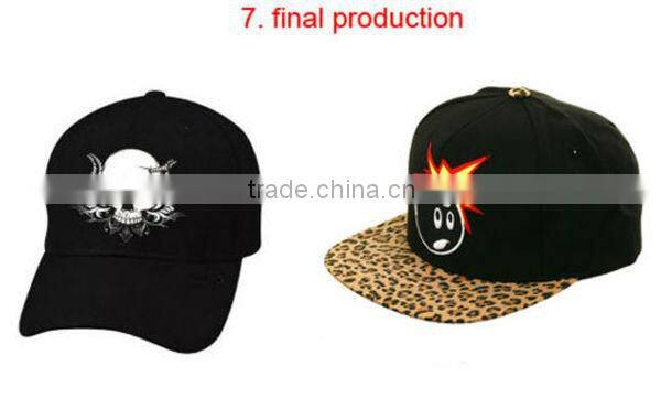 fashion cotton customized army style hat and caps