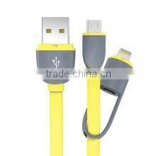 High quality data cable flat usb charging USB date cable for iphone & Samsung S6