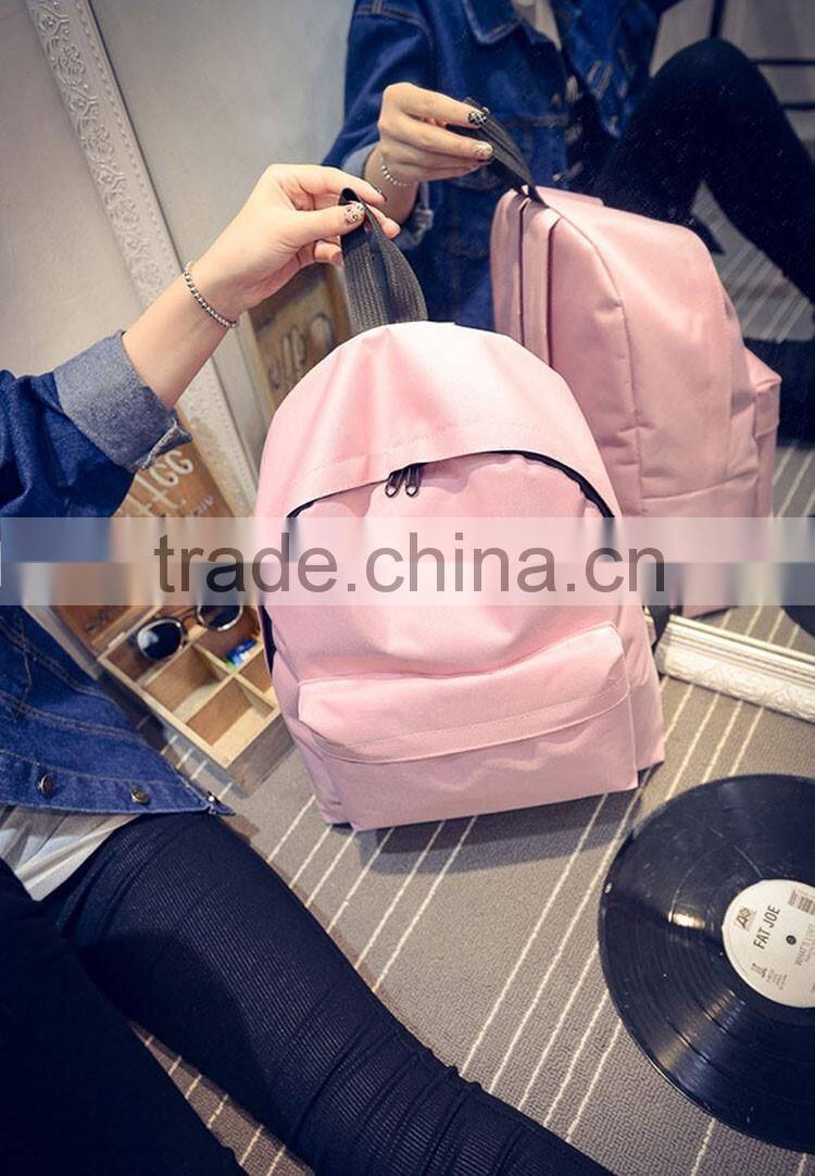 Unisex Boys Girls Canvas Backpack 2016 Fashion Rucksack School Shoulder Bag