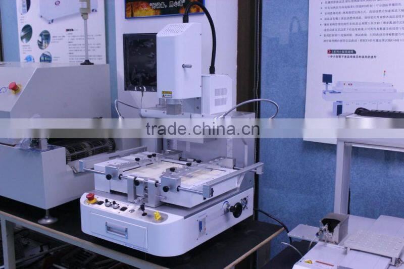 Semi-automatic CCD camera optical alignment BGA rework station