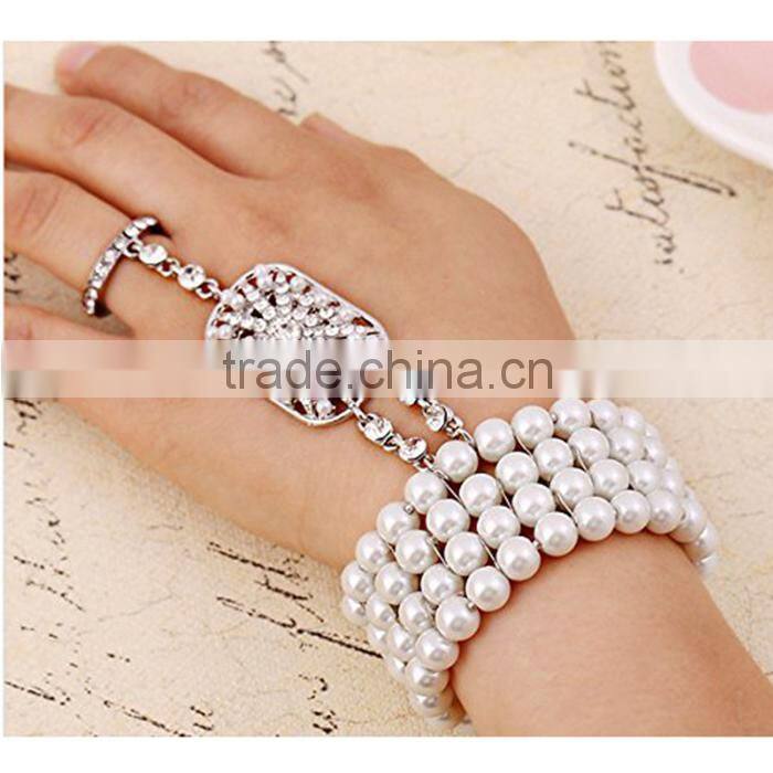 ABS pearls with hole plastic fake pearl beads