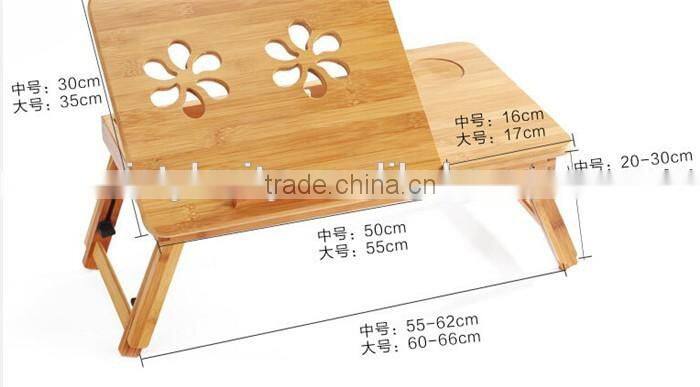 New style bamboo,laptop, table on bed laptop wooden bed table