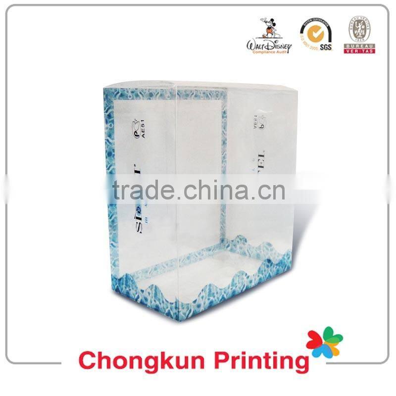 Custom Clear transparent plastic box packaging wholesale