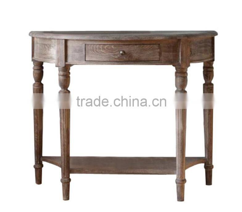 Tradition french country style classic solid wood console table