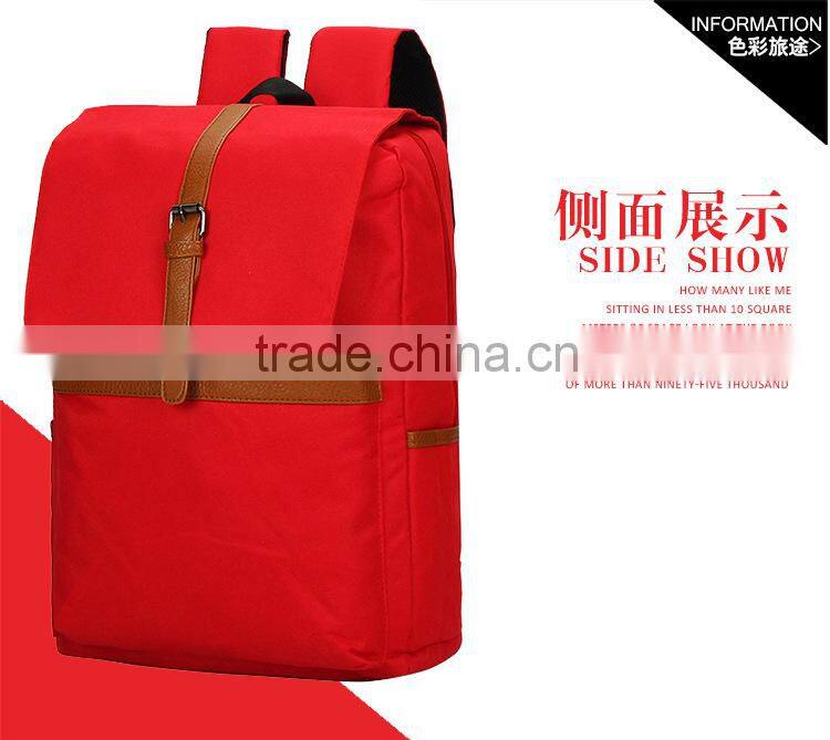2014 korean nylon backpack teen backpack bag