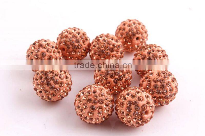 Light Amethyst Color 8mm to 20mm AAA Quality Wholesales Colorful Clay Crystal Rhinestone Beads for Necklace Jewelry Fashion