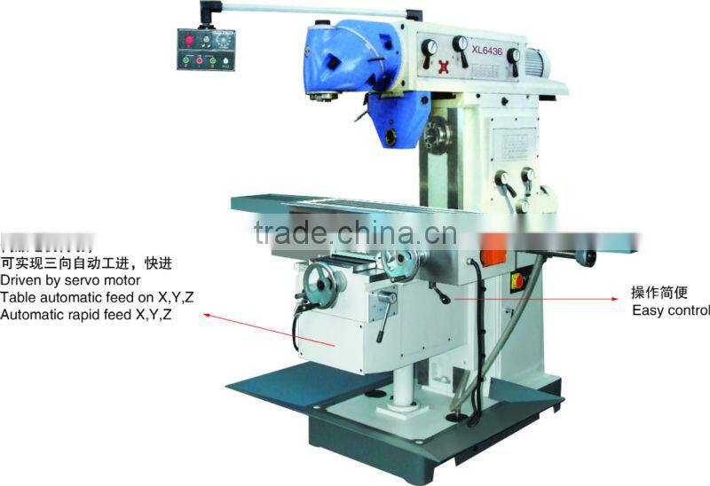Universal rotary table milling machine