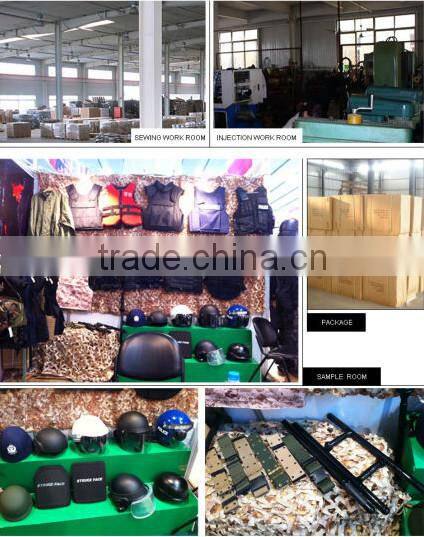 bullet proof helmet with camouflage matte treatment surface