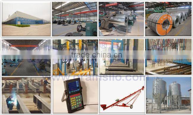 All-round safety Hot galvanized steel feed bin