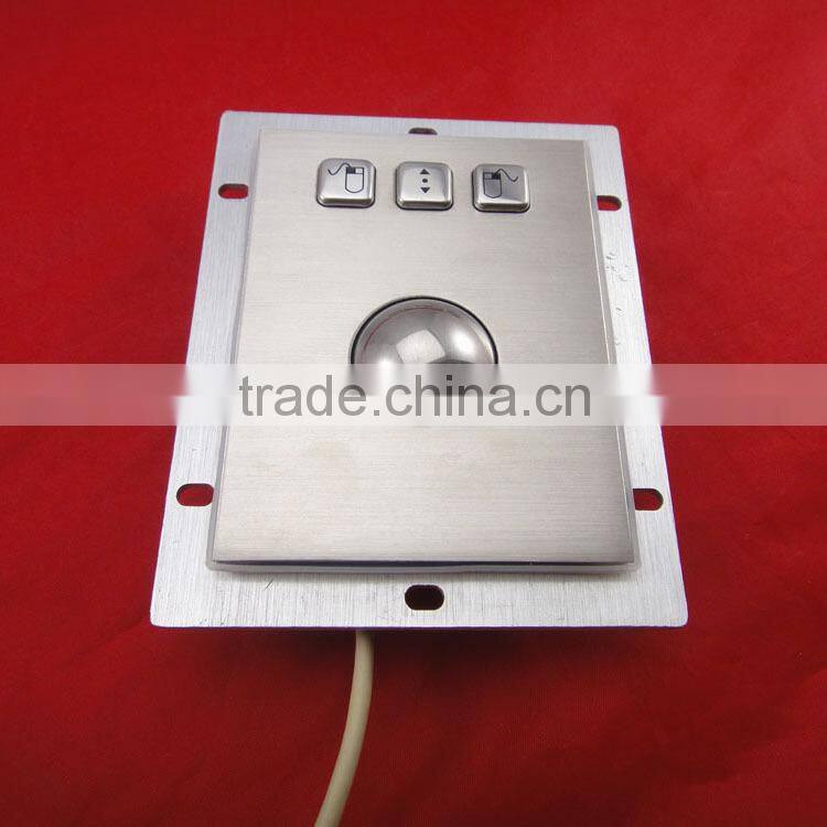 Wired ps2 or usb connect bottom price metal trackball mouse