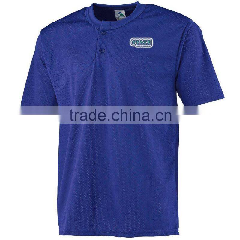 Two button placket Products baseball jerseys wholesale with two button baseball jersey