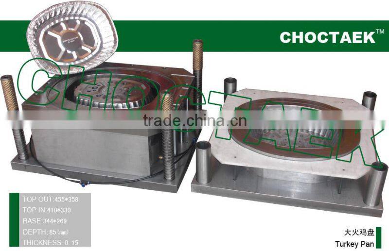 Aluminium foil container mould(turkey pan)