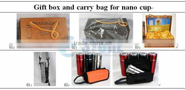 Powerful Colorful Stainless Steel Tourmaline Nano Alkaline Water Flask