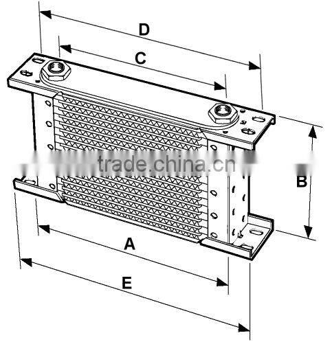 2014 High wholesale cooler master engine oil cooler
