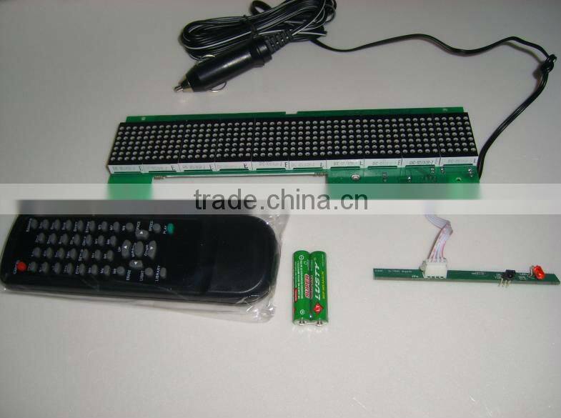A750 led car message sign board with remote