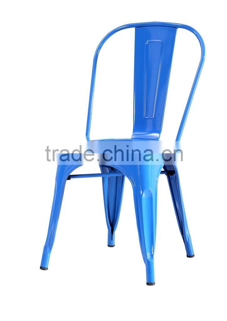 Cheap Metal Chairs Stackable Bar Bistro Steel Chairs For Sale