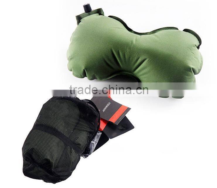 Outdoor camping TPU inflatable travel pillow