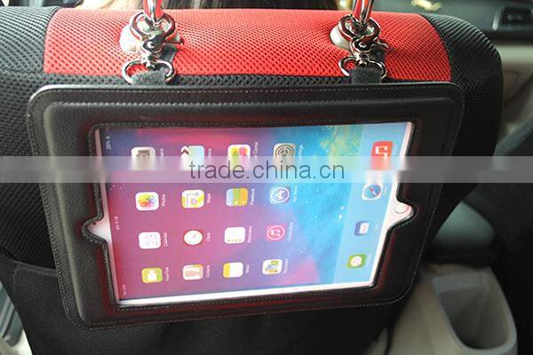 Personalised leather cases for ipad mini, car headrest case for ipad mini
