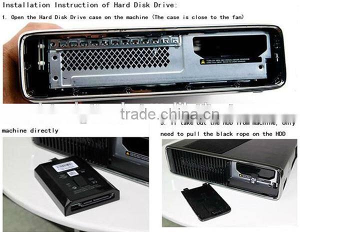 Slim black 500GB HDD!!! for Xbox 360 Console Wholesale Price 2.5 inch hdd