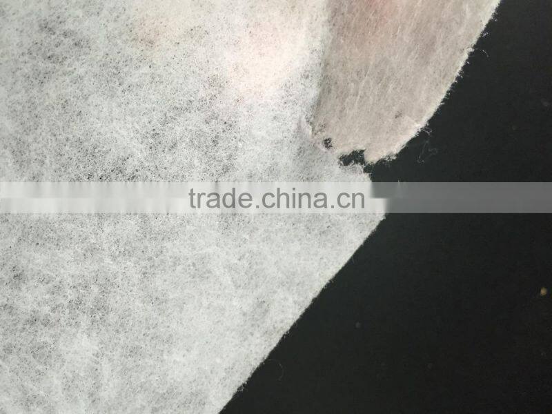 nonwoven airlaid polyester interlining for embroidery