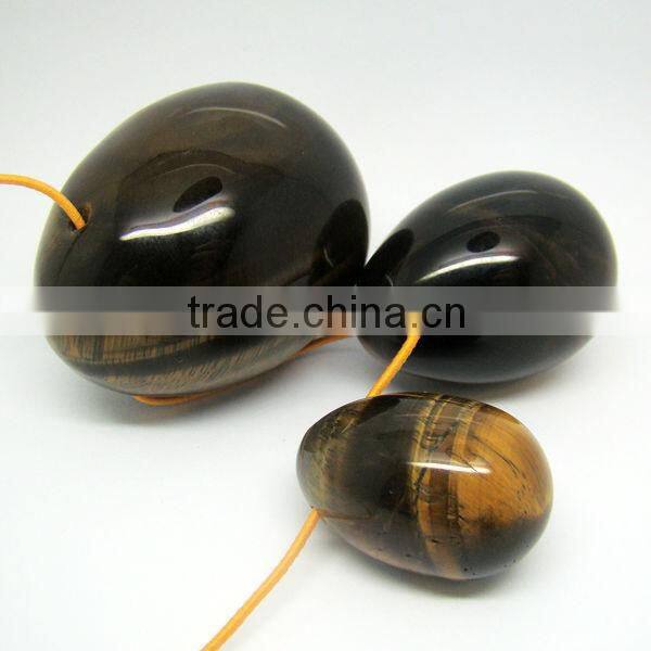 Sex Eggs,Natural Stone Eggs,Kegel Eggs,Rose Quartz Eggs Set/3