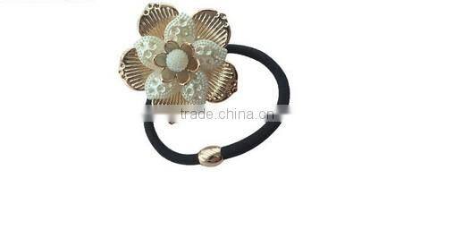 >>>New Design SW16534 girls fashion rhinestone flower Hair elastic/