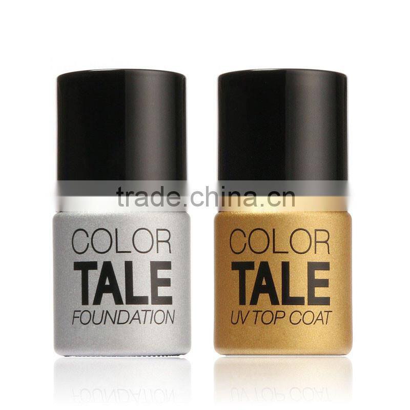 Acrylic one step gel thermal oil based top coat nail polish private label