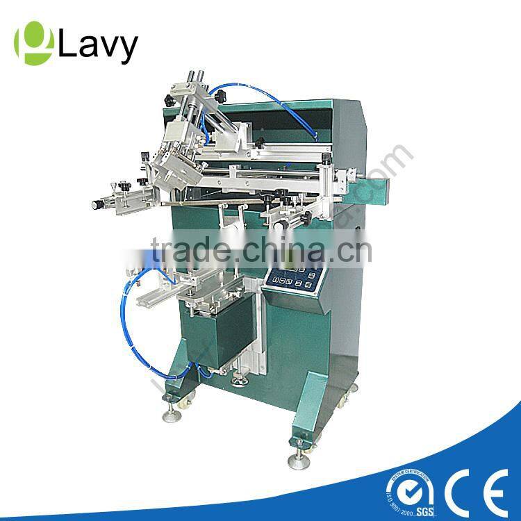 Cylindrical silk screen printing machine
