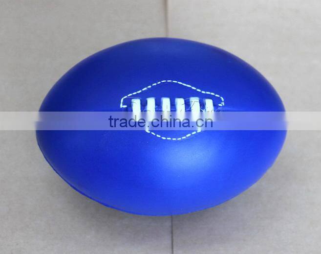 Partypro Zhejiang Hottest Soft Toy Wholesale PU Custom Logo Rugby Shaped Stress Ball