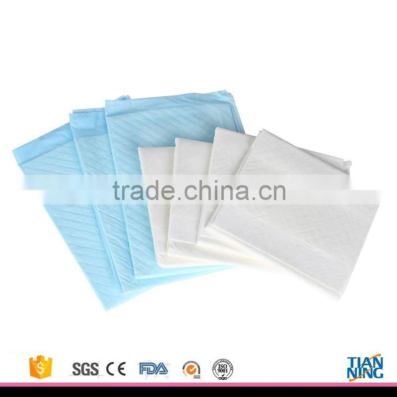incontinence pad for patient in hospital with super absorption nonwoven material