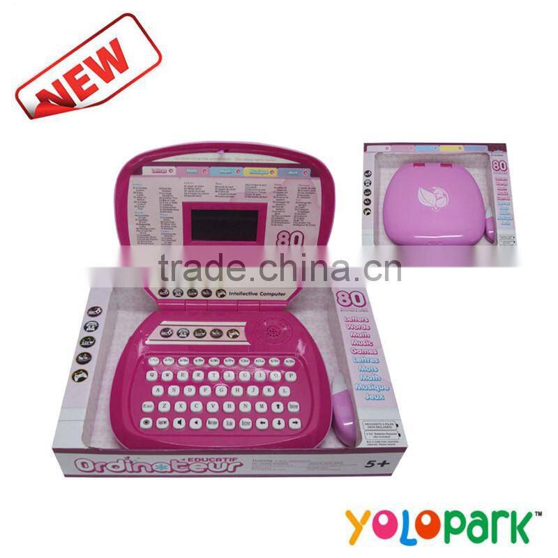 kid computer for sale French & English Learning Machine with Mouse Toy,french comptuter